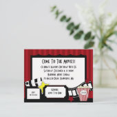 KRW Custom Movie Birthday Party Einladungen (Stehend Vorderseite)