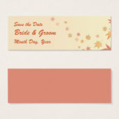 KRW Custom Save the Date Herbstlaubs Wedding (Vorne & Hinten)