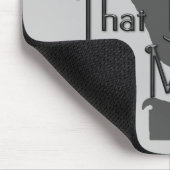 KRW das Material, das Träume vom Zitat gemacht Mousepad (Ecke)