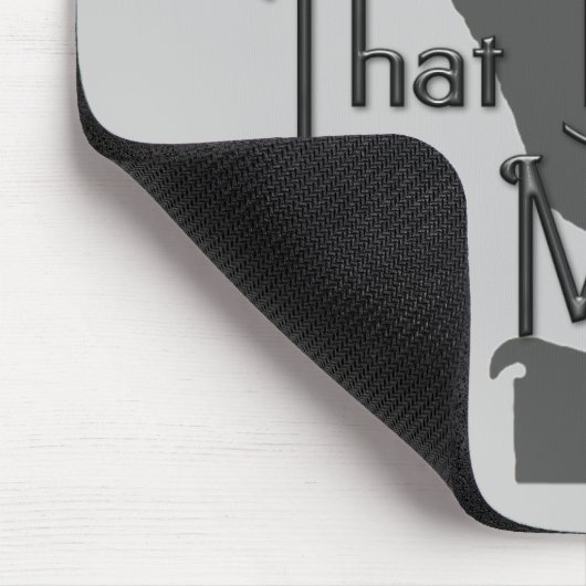 KRW das Material, das Träume vom Zitat gemacht Mousepad (Ecke)