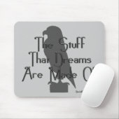 KRW das Material, das Träume vom Zitat gemacht Mousepad (Mit Mouse)