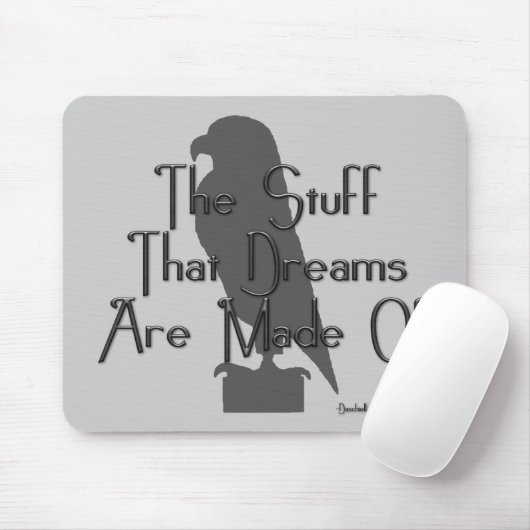 KRW das Material, das Träume vom Zitat gemacht Mousepad (Mit Mouse)