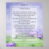KRW Der Herr ist mein Hirte Psalm 23 Print Poster (Vorne)