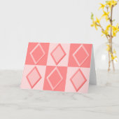 KRW Diamond Pattern Mitteilungskarten - Korallen (Gelbe Blume)