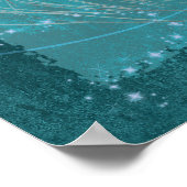 KRW Die blaue Sprite und die Schmetterlinge Poster (Ecke)