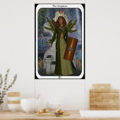 KRW Die Empress Fairy-Tarot-Karte Poster (Küche)