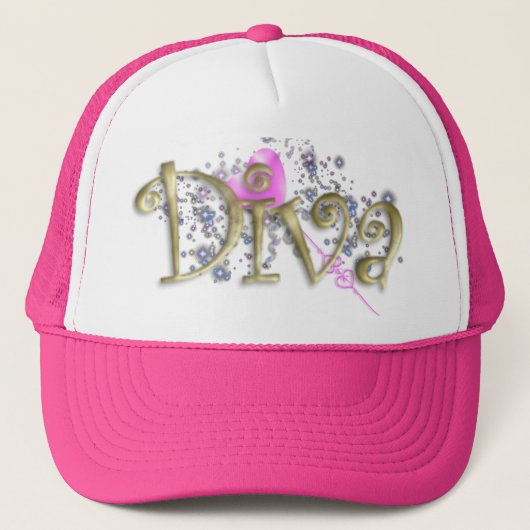 KRW-Diva-Hut Truckerkappe (Vorderseite)
