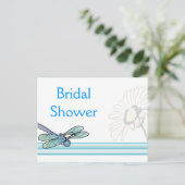 KRW Dragonfly Custom Bridal Dusche Einladung (Stehend Vorderseite)