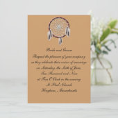 KRW Dreamcatcher Custom Wedding Einladung (Stehend Vorderseite)
