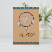 KRW Dreamcatcher National American Wedding RSVP (Stehend Vorderseite)