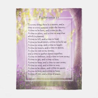 KRW Ecclesiastes zu alles Schrifts-Decke Fleecedecke