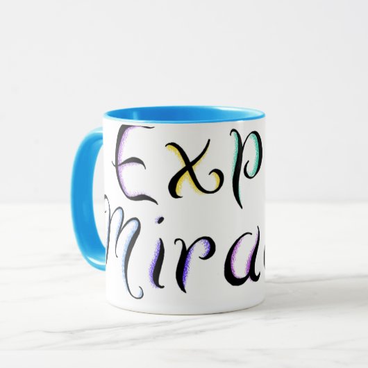 KRW erwarten Wunder Tasse (Vorderseite Links)