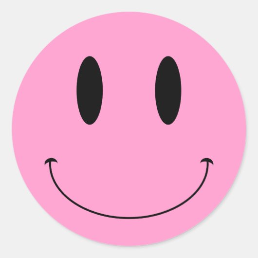 KRW-Face-Custom-Farbe Runder Aufkleber (Vorderseite)