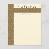 KRW Farbige Herbstvorträge lassen eine Vorlage für Flyer (Vorne)