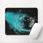 KRW-Fee vom Feuer - Geburt der blauen Fee Mousepad (Mit Mouse)