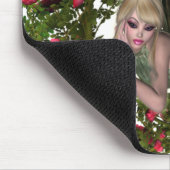 KRW-Garten-Fee - Blondine Mousepad (Ecke)