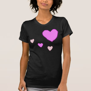KRW genähtes Herz-Shirt T-Shirt