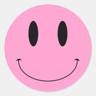 KRW-Gesichts-Gewohnheits-Farbe Runder Aufkleber