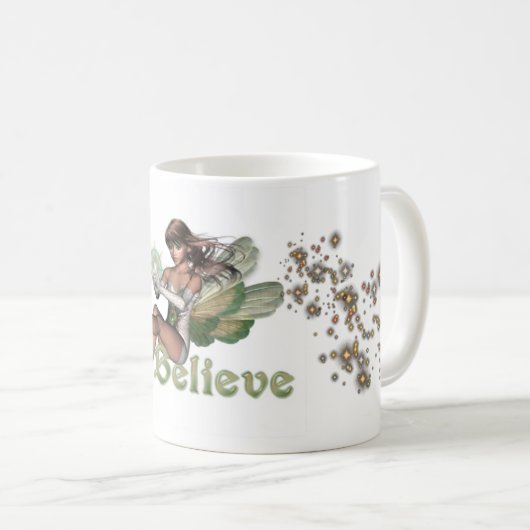 KRW glauben an die brünetten Feen Kaffeetasse (VorderseiteRechts)