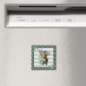 KRW Green Leaf Fee Magnet (In Situ (Geschirrspüler))