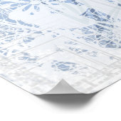 KRW Grunge Blue Take 2 Poster (Ecke)