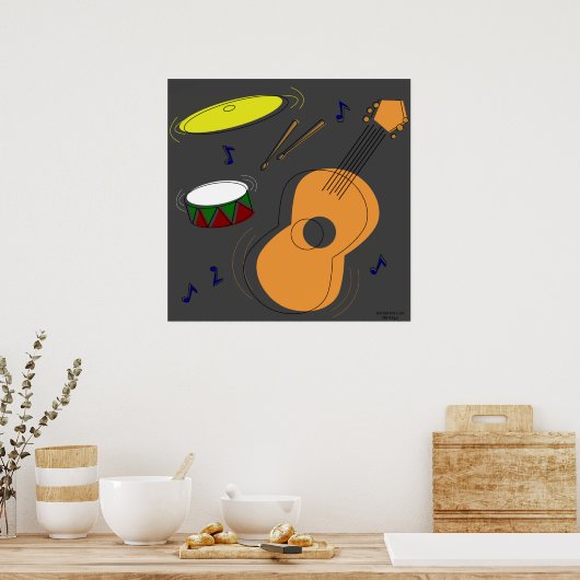 KRW Hail! Hagel! Rock n' Roll Poster (Küche)