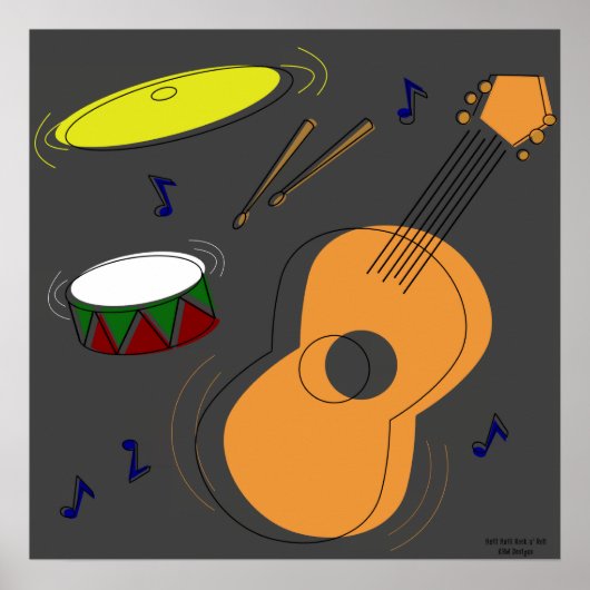 KRW Hail! Hagel! Rock n' Roll Poster (Vorne)