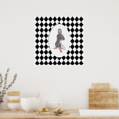 KRW Harlequin Cameo Poster (Küche)