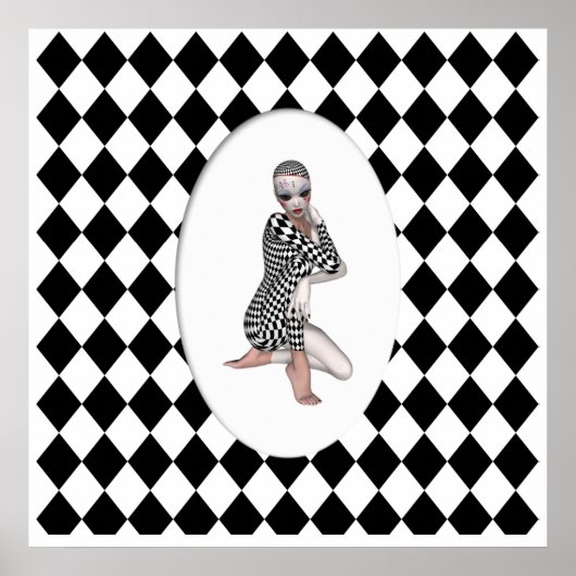 KRW Harlequin Cameo Poster (Vorne)