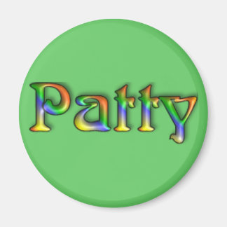 KRW Hippie Groove Name Magnet - Patty