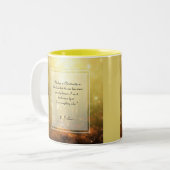 KRW I glauben an Christentums-Zitat Zweifarbige Tasse (Vorderseite Links)