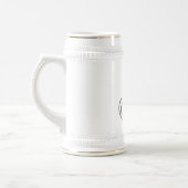 KRW - J - Keltischer mit Monogramm Stein Bierglas (Links)