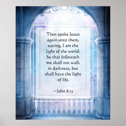 KRW Jesus ist das Licht des Weltplakats Poster (Vorne)