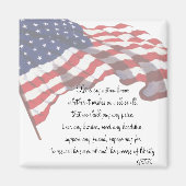 KRW JFK Quote Magnet (Vorne)