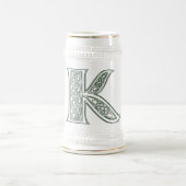 KRW - K - Keltischer mit Monogramm Stein Bierglas (Mittel)