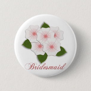 KRW-Kirschblüten-Brautjungfer Button