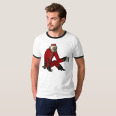 KRW können Sie einem Groschen ersparen? Affe-Shirt T-Shirt (Vorne ganz)