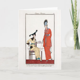 KRW kostümiert Parisiens 1914 leere Karte