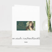 KRW kostümiert Parisiens 1914 leere Karte (Rückseite)