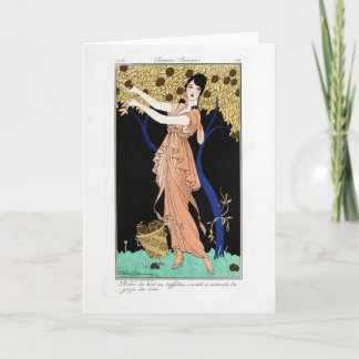 KRW kostümiert Parisiens 1914 leere Karte