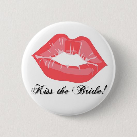 KRW-Kuss das Braut-Knopf-Button Button (Vorderseite)