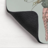 KRW-Kuss die Frosch-rote HauptFee Mousepad (Ecke)