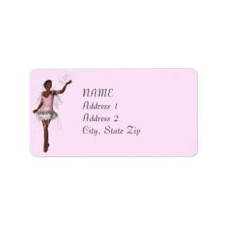 KRW Lana Fairy Fantasy Custom Pink Address Label Adressaufkleber