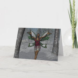 KRW Let It Snow Christmas Fee Card Feiertagskarte