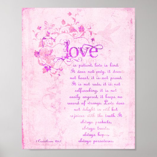 KRW-Liebe ist ein Zitat-Plakat für geduldige Korin Poster (Vorne)