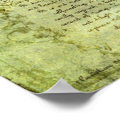 KRW-Liebe ist ein Zitat-Plakat für geduldige Korin Poster (Ecke)