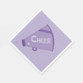 KRW Lila Cheerleader Party Paper Napkins Serviette (Ecke)