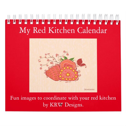 KRW mein roter Küchen-Kalender Kalender (Titelbild)