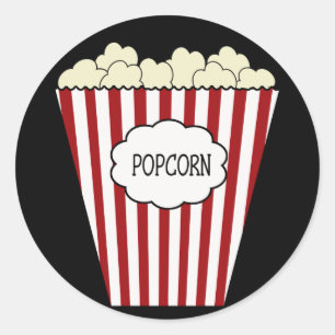 KRW Movie Theater Popcorn Aufkleber