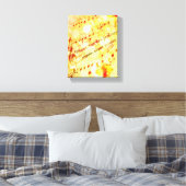 KRW Music Touchs Gefühle Parchment Leinwand Kunst (Insitu (Schlafzimmer))